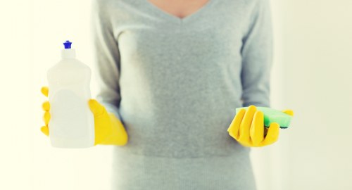 Spot treatment for stains on upholstery in a Hither Green home