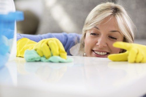 Deep mattress cleaning process removing dust and allergens